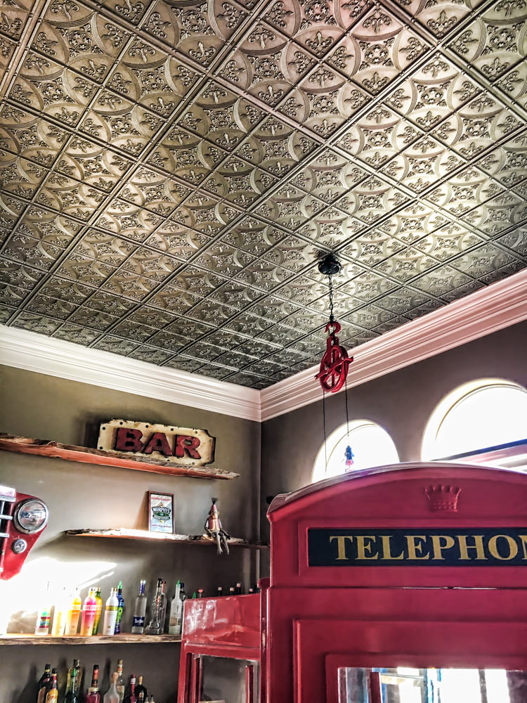 Antiqued Faux Metal Ceiling Tiles Isc, Antique Looking Metal Ceiling Tiles